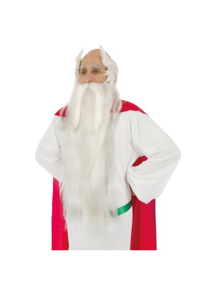 GETAFIX BEARD + WIG SET - ASTERIX® 