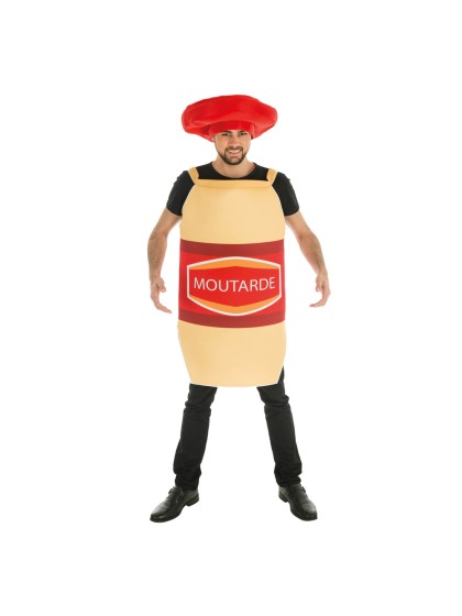 MUSTARD WITH HAT COSTUME 2 PIECES ONE SIZE