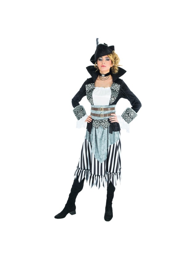 BLACK PIRAT GIRL 4 TEILE M