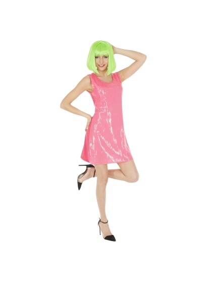 ROBE SEQUIN ROSE S