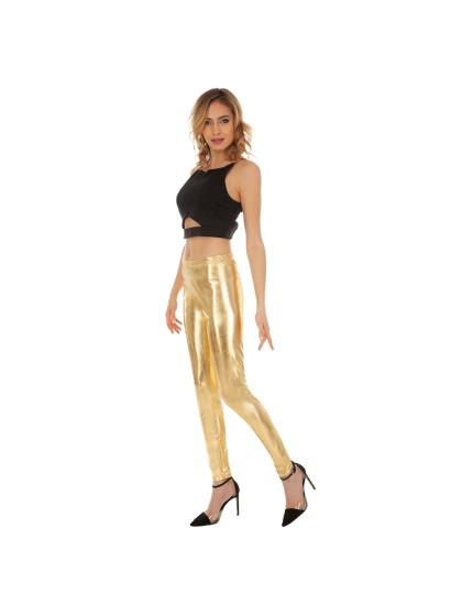 SHINY GOLD PANT S-M