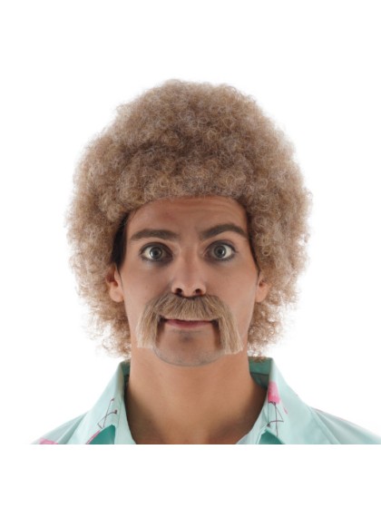 JEFF WIG AND MOUSTACHE 