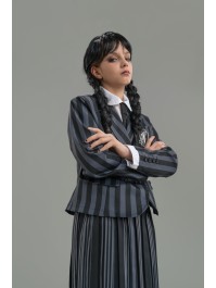 WEDNESDAY © SCHOOL UNIFORM BLACK / GREY 3 PIECES 128CM