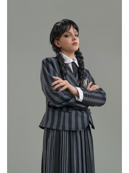 WEDNESDAY © SCHOOL UNIFORM BLACK / GREY 3 PIECES 140CM