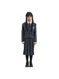 UNIFORME NOIR / GRIS 3 PIECES MERCREDI - WEDNESDAY © 152CM