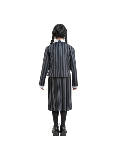 UNIFORME SCHWARZ / GRAU 3 TEILE MITTWOCH - WEDNESDAY © 152CM