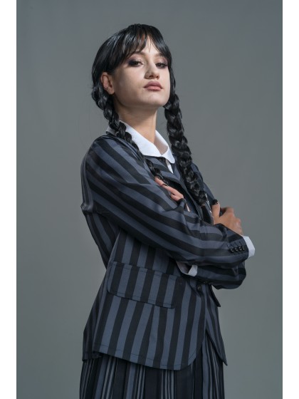 UNIFORME NOIR / GRIS 3 PIECES MERCREDI - WEDNESDAY © XS