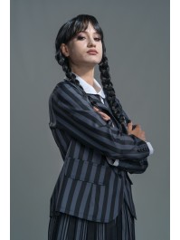 UNIFORME NOIR / GRIS 3 PIECES MERCREDI - WEDNESDAY © XS