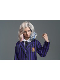 WEDNESDAY © SCHOOL UNIFORM BLACK / VIOLET 3 PIECES 140CM