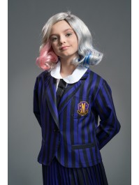WEDNESDAY © SCHOOL UNIFORM BLACK / VIOLET 3 PIECES 152CM