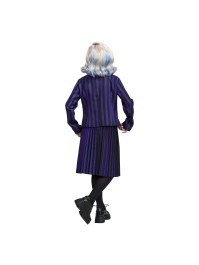 UNIFORME NOIR / VIOLET 3 PIECES MERCREDI - WEDNESDAY © 152CM
