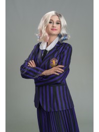 UNIFORME SCHWARZ / VIOLETT 3 TEILE MITTWOCH - WEDNESDAY © M