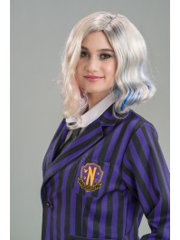 UNIFORME SCHWARZ / VIOLETT 3 TEILE MITTWOCH - WEDNESDAY © XS