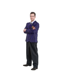 WEDNESDAY © MAN SCHOOL UNIFORM BLACK / VIOLET 3 PIECES L