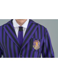 UNIFORME NOIR / VIOLET HOMME 3 PIECES MERCREDI - WEDNESDAY © L