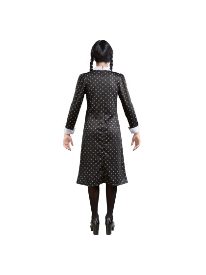 WEDNESDAY © BLACK PRINTED DRESS M