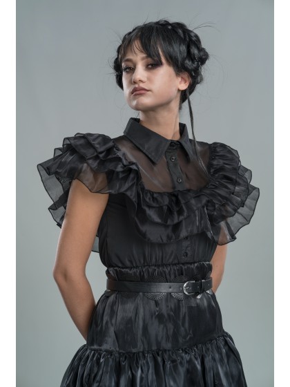 WEDNESDAY © PROM NIGHT BLACK DRESS 2 PIECES L