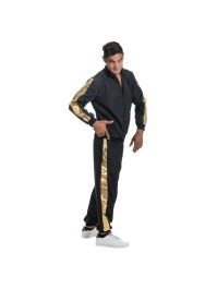 SET RAPPER SCHWARZ UND GOLD 2 TEILE XL