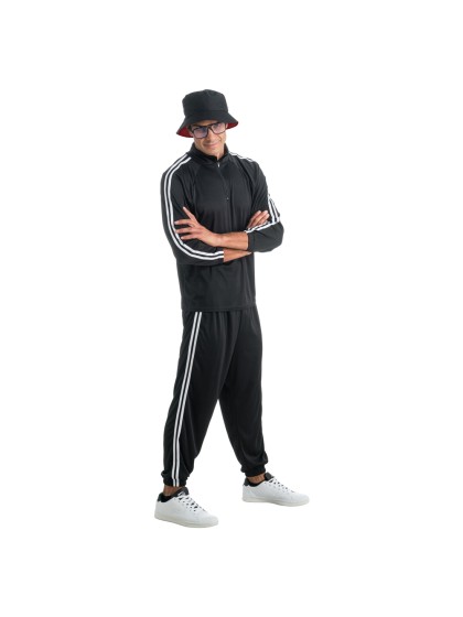 ENSEMBLE RAPPEUR NOIR 2 PIECES L