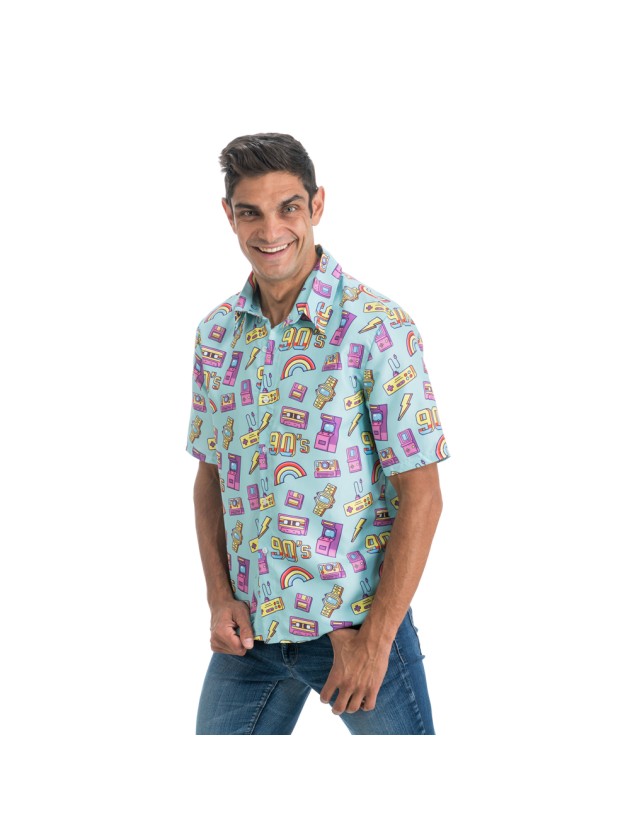 HEMD BLAU ANNEES 90 XL