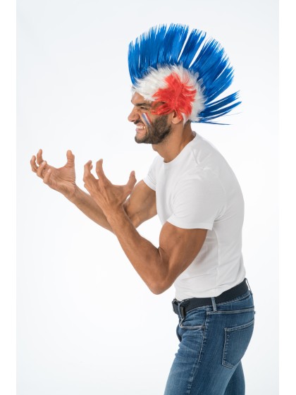 PERÜCKE CRETE FAN FRANCE 40CM X 27CM