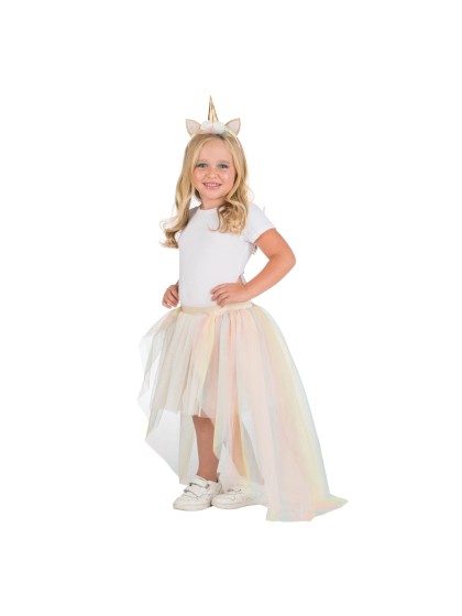 UNICORN FAIRY 2 PIECES SET - TUTU AND HEADBAND ONE SIZE