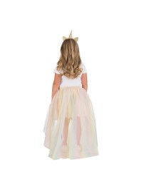 SET FEE EINHORN PASTELL - 2 TEILE TUTU UND HAARREIF Einheitsgröße