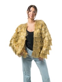 GOLDEN TINSEL JACKET L