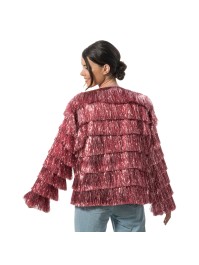 JACKE GLITZERND FRANSENS ROSA M