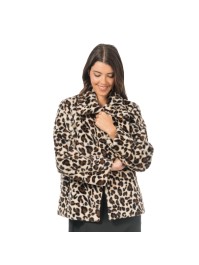 JACKE BEDRUCKT LEOPARD FRAU L