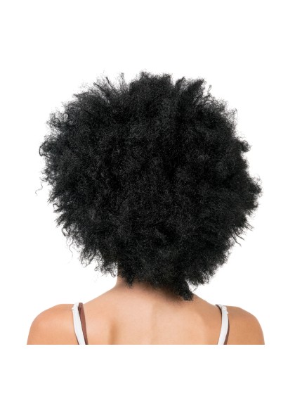 PERÜCKE JACKSON AFRO HAAR SCHWARZ 33CM