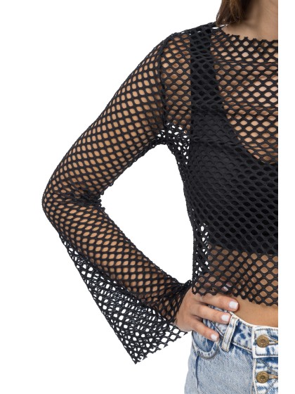 TOP NETZ SCHWARZ S-M