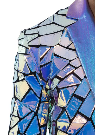 JACKE HOLOGRAPHIQUE MANN XL