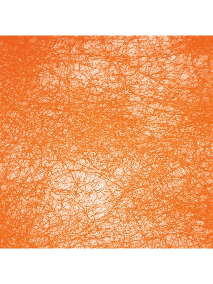RUBAN DECO ROMANCE ORANGE 10CM X 10M