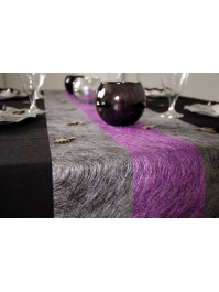 SILVER GLOSS TABLE RUNNER 30CM X 10M