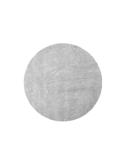 10 SETS DE TABLE RONDS BRILLANCE ARGENT 34CM