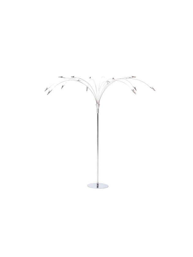 TISCHDEKORATION METALL PALME 48CM