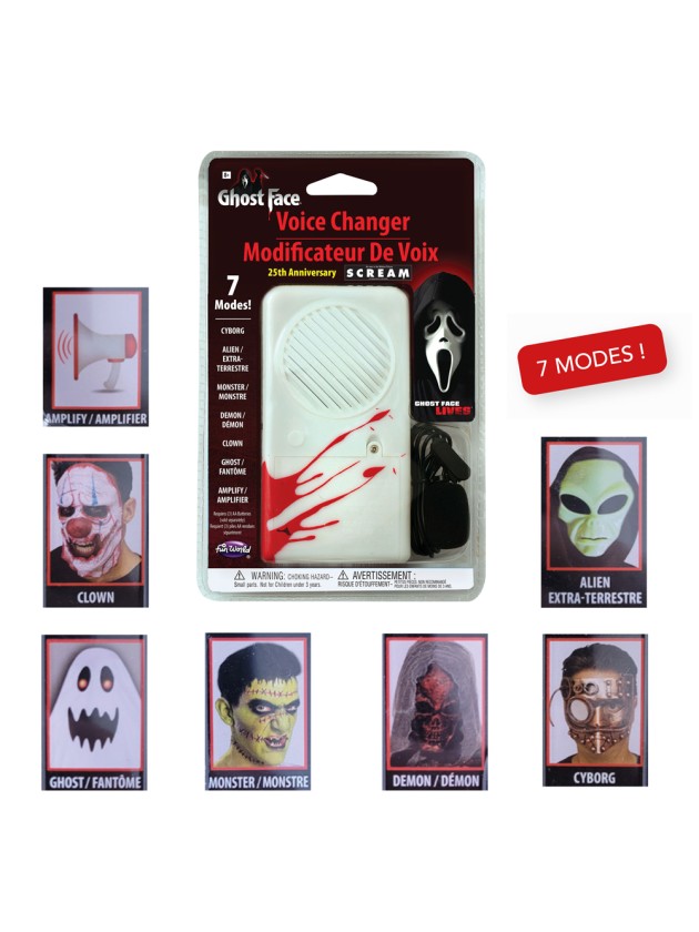 MODIFICATEUR AUS VOIX GHOST FACE ™ 7 MODES