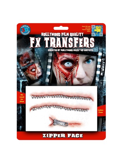 TRANSFER 3D FERMETURE ECLAIR 