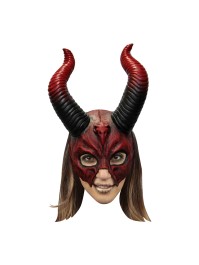 MASQUE DIABLE ROUGE CORNES 