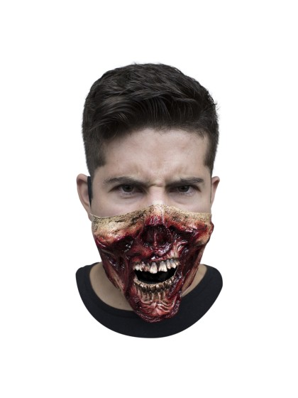 HALF MASK ZOMBIE 