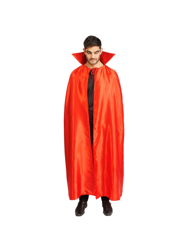 CAPE SATIN ROUGE COL ROUGE  163CM