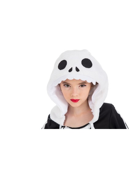 HOODED LADY SKELETON 2 PIECES 152CM