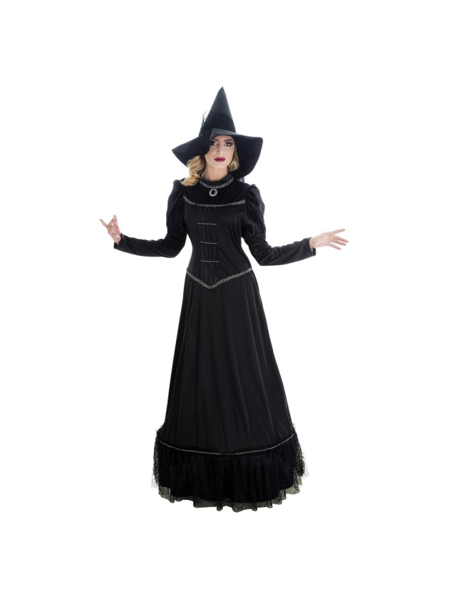 BLACK WITCH WITH HAT 2 PIECES XL