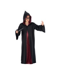 BURGUNDY WIZARD CAPE 140CM