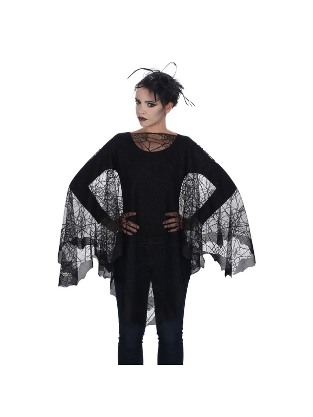 PONCHO TOILE D\'ARAIGNEE LUXE 