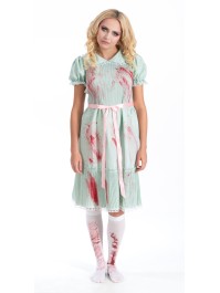 KLEID SHINING TWINS BLUTVERSCHMIERT 3 TEILE L