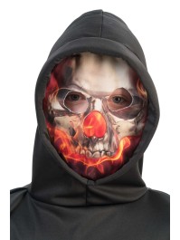 COSTUME FIRE SKULL 2 PIECES TU ENFANT