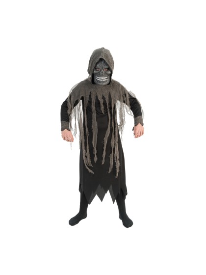 TUNIKA MIT MASKE TOTENKOPF 3 TEILE 152CM