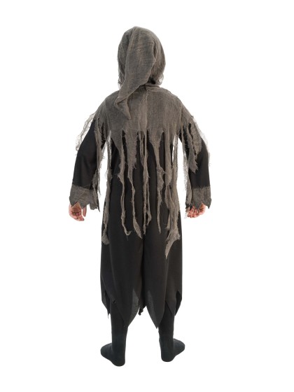 SKULL COSTUME WITH MASK 3 PIECES 152CM